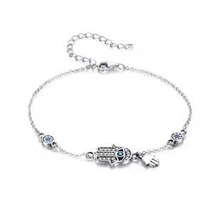 (immagine per) Bracciale tipo Pandora Mano di Fatima - SCB079