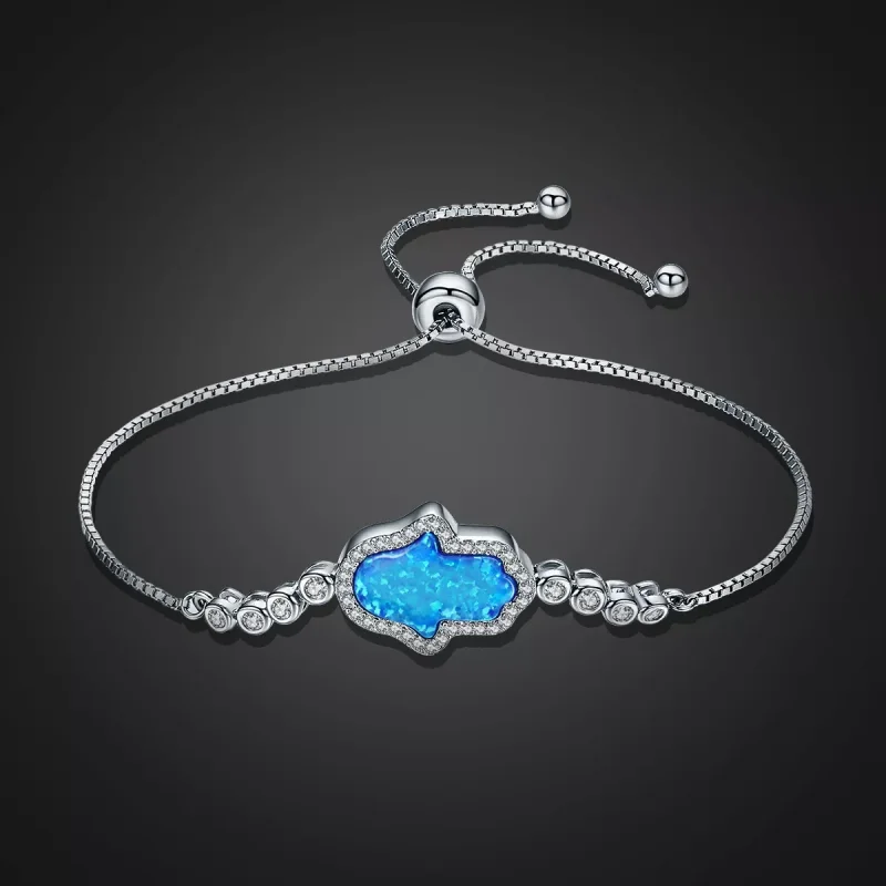 (immagine per) Bracciale tipo Pandora Mano fortunata - VSB002 - Visualizza 6