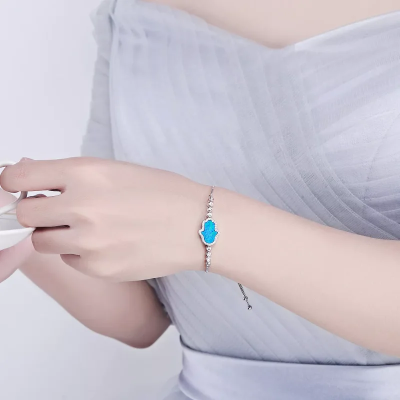 (immagine per) Bracciale tipo Pandora Mano fortunata - VSB002 - Visualizza 7