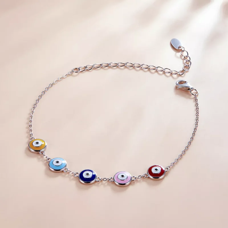 (immagine per) Bracciale tipo Pandora Occhio Guardiano - SCB218 - Visualizza 2