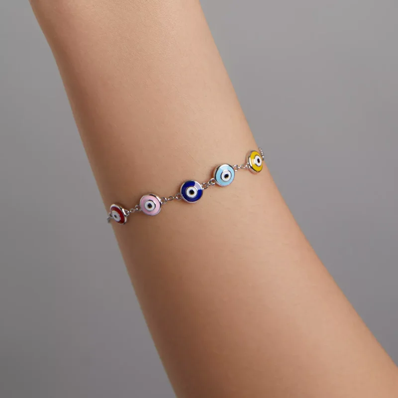 (immagine per) Bracciale tipo Pandora Occhio Guardiano - SCB218 - Visualizza 6