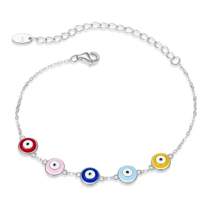 (immagine per) Bracciale tipo Pandora Occhio Guardiano - SCB218