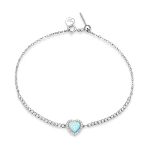 (immagine per) Bracciale tipo Pandora Opale Amore - BSB086