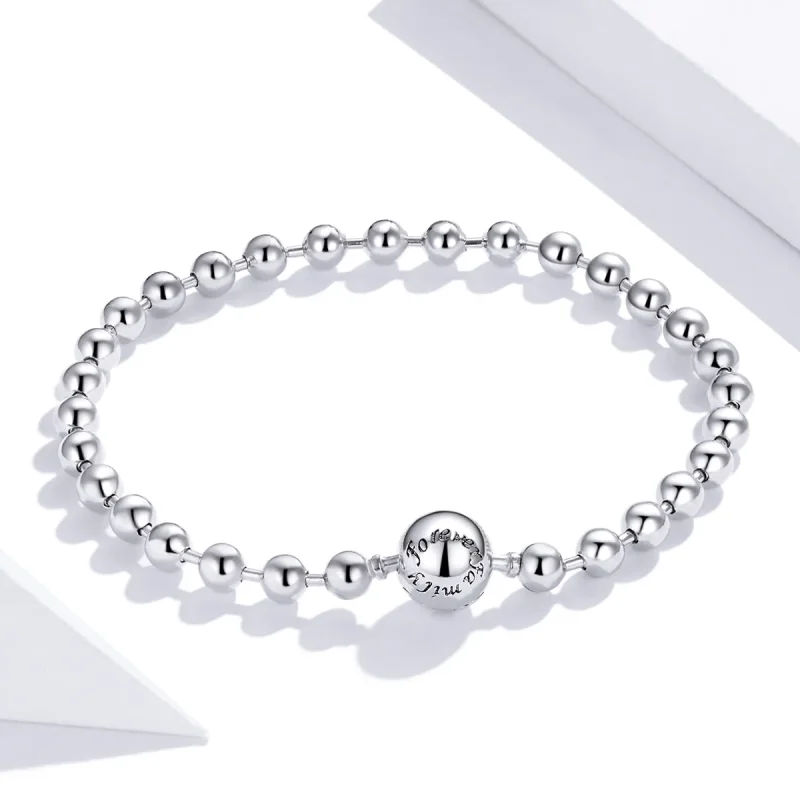 (immagine per) Bracciale tipo Pandora Perline d'argento - SCB208 - Visualizza 2