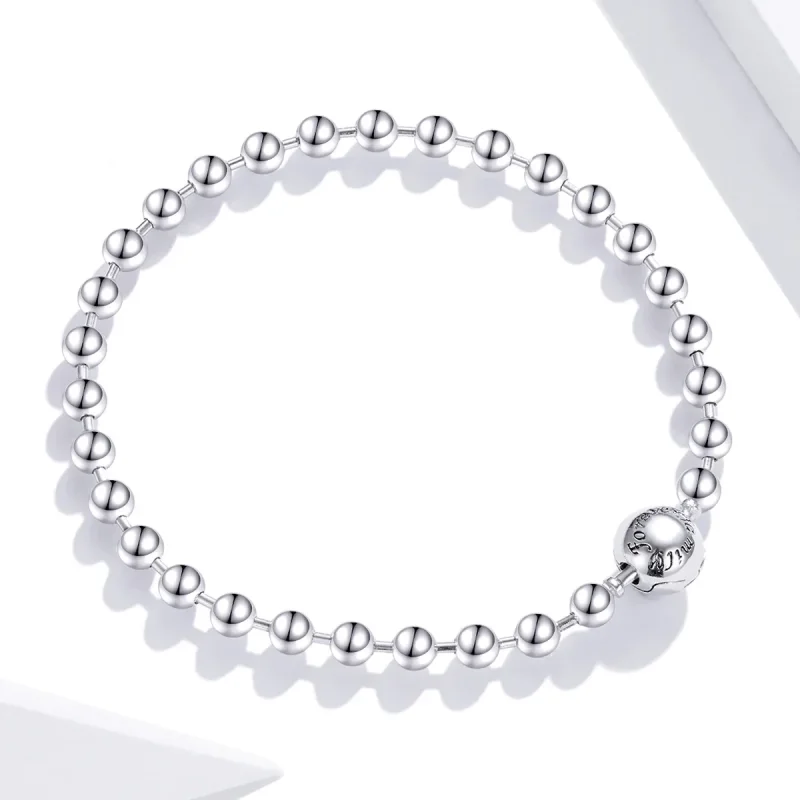 (immagine per) Bracciale tipo Pandora Perline d'argento - SCB208 - Visualizza 3