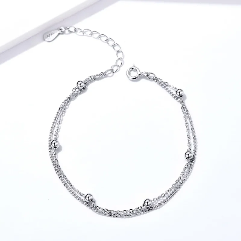 (immagine per) Bracciale tipo Pandora Piccole perline - SCB131