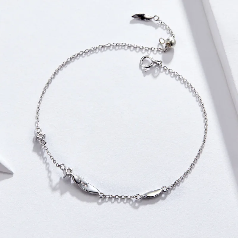 (immagine per) Bracciale tipo Pandora Piuma - SCB133 - Visualizza 4