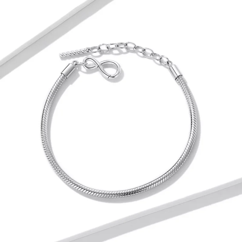 (immagine per) Bracciale tipo Pandora Semplice e Infinito - BSB085 - Visualizza 4