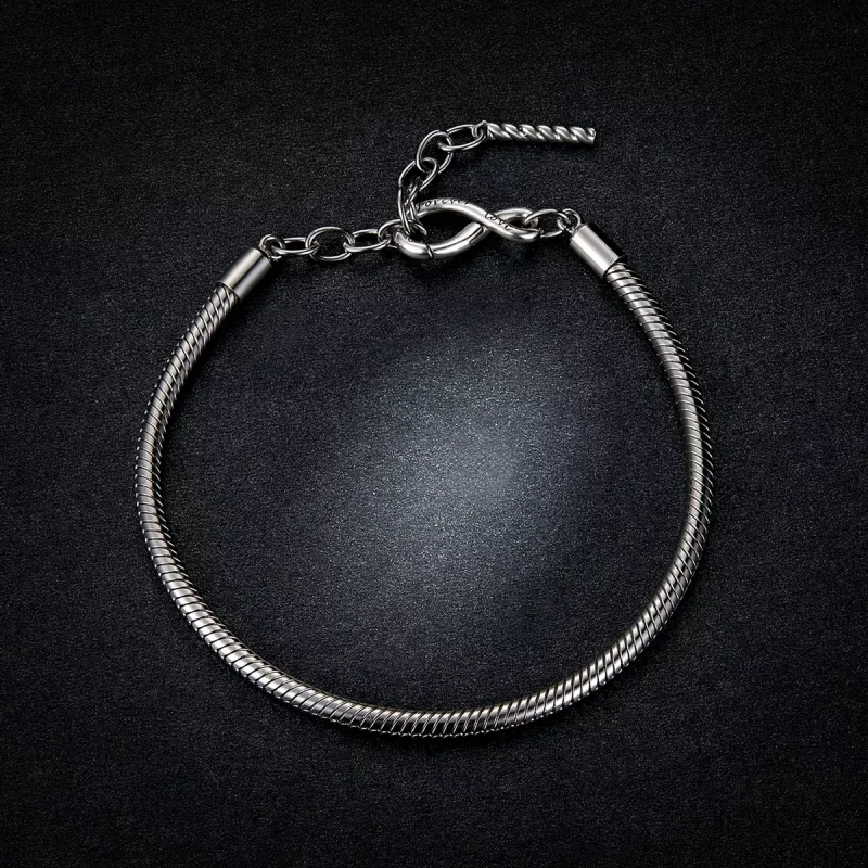 (immagine per) Bracciale tipo Pandora Semplice e Infinito - BSB085 - Visualizza 5