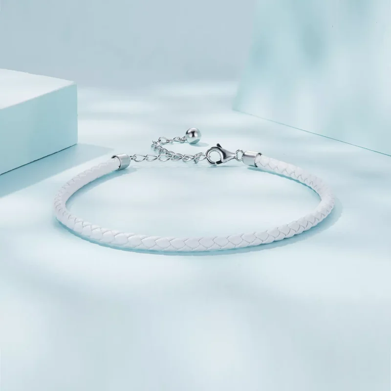 (immagine per) Bracciale tipo Pandora Semplice - SCB243-WH - Visualizza 2