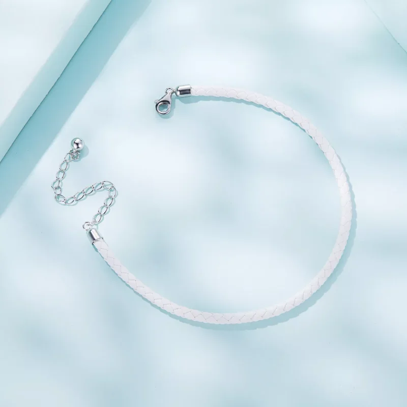 (immagine per) Bracciale tipo Pandora Semplice - SCB243-WH - Visualizza 3