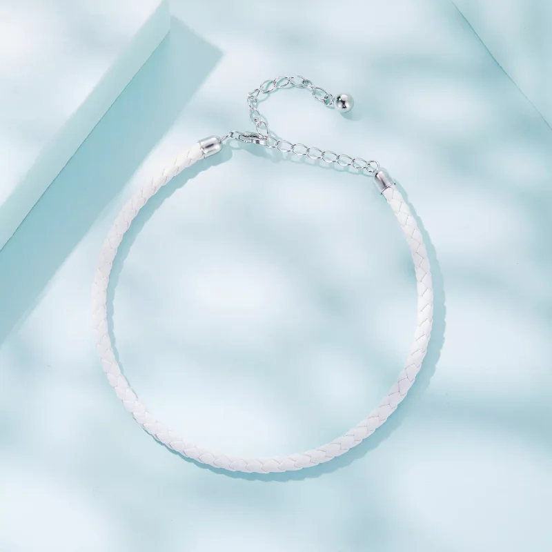 (immagine per) Bracciale tipo Pandora Semplice - SCB243-WH - Visualizza 4