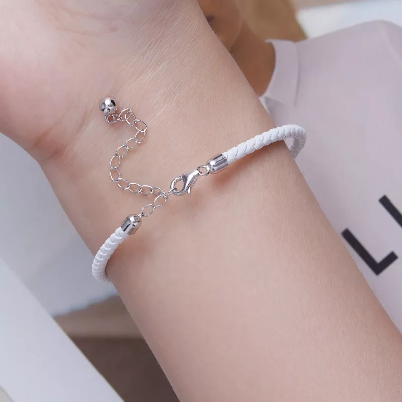 (immagine per) Bracciale tipo Pandora Semplice - SCB243-WH - Visualizza 6