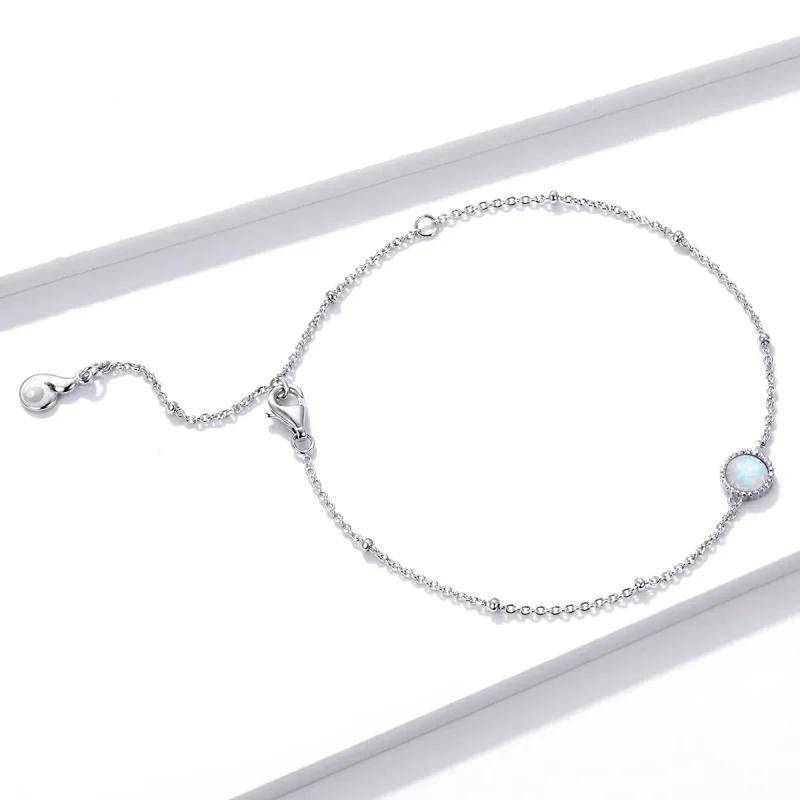 (immagine per) Bracciale tipo Pandora Splendido opale - BSB054 - Visualizza 3