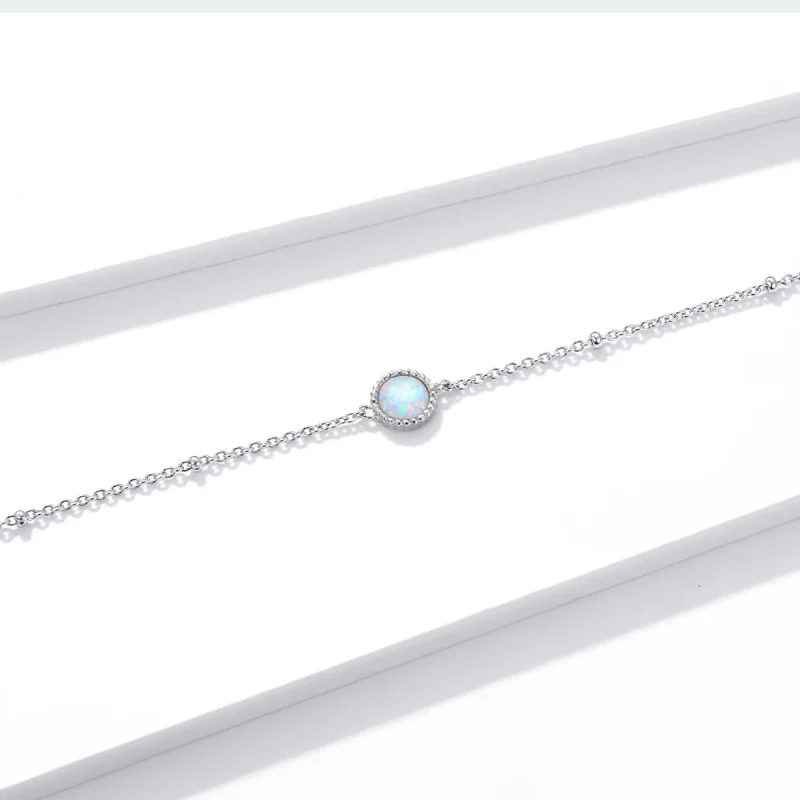 (immagine per) Bracciale tipo Pandora Splendido opale - BSB054 - Visualizza 4