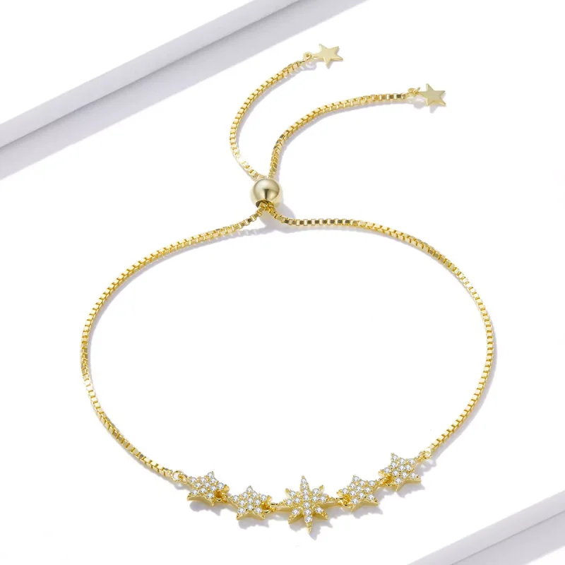 (immagine per) Bracciale tipo Pandora Stellato - BSB067 - Visualizza 2