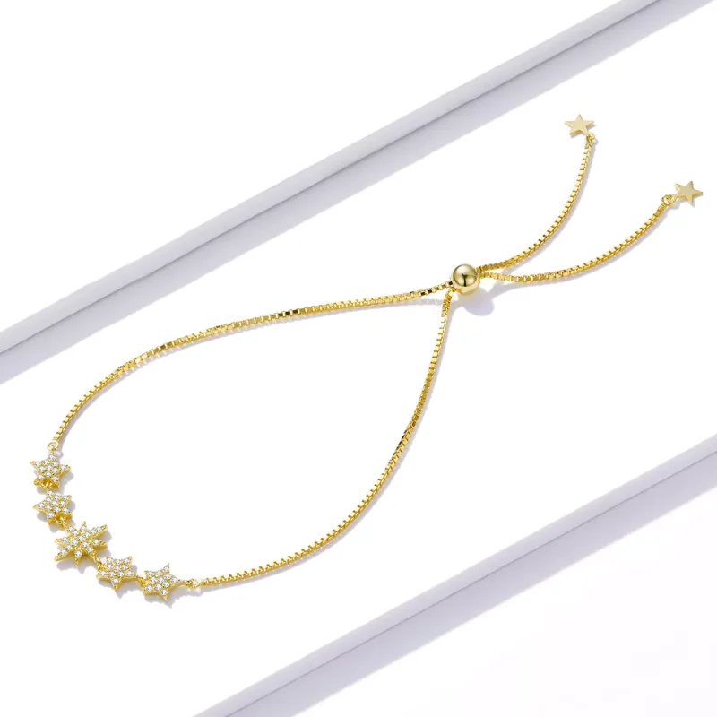 (immagine per) Bracciale tipo Pandora Stellato - BSB067 - Visualizza 3