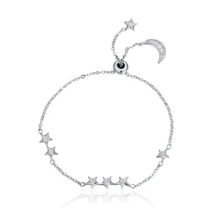 (immagine per) Bracciale tipo Pandora Sussurro di stella e luna - SCB007