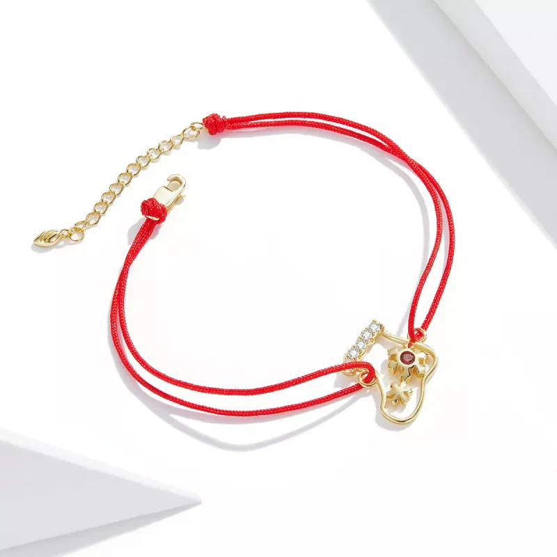 (immagine per) Braccialetti di corda Calzini natalizi - SCB225 - Visualizza 3