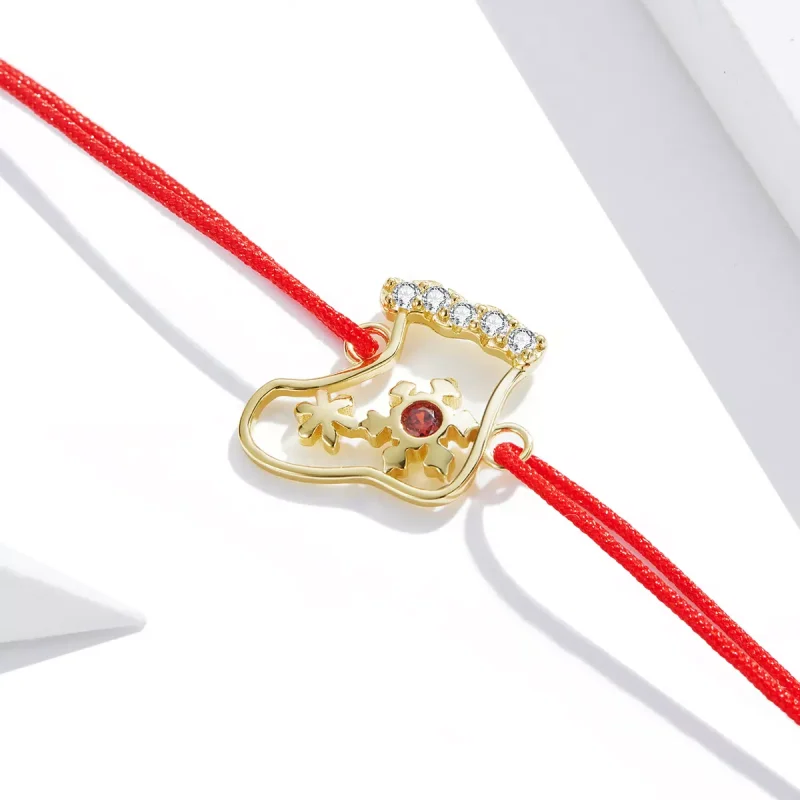 (immagine per) Braccialetti di corda Calzini natalizi - SCB225 - Visualizza 4