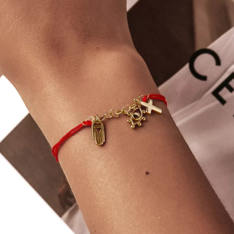 (immagine per) Braccialetti di corda Simbolo fortunato - SCB226 - Visualizza 9