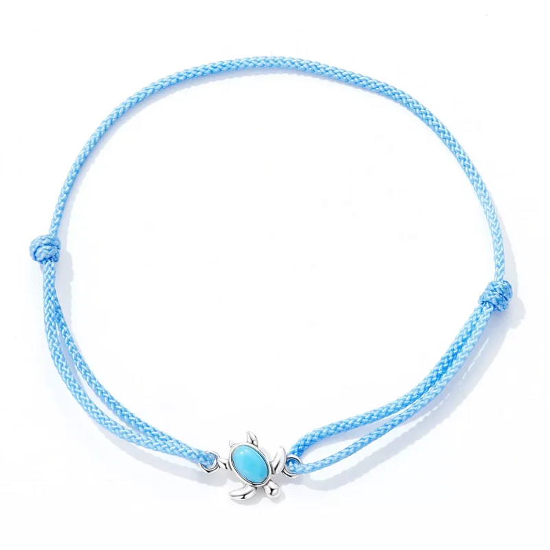 (immagine per) Braccialetti di corda Tartaruga Blu - SCB231 - Visualizza 2