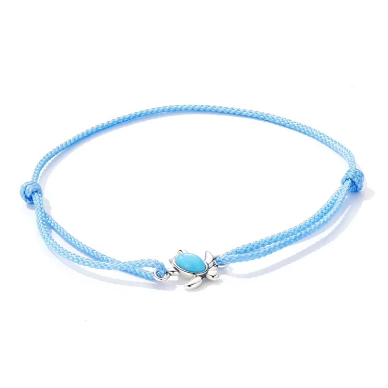(immagine per) Braccialetti di corda Tartaruga Blu - SCB231 - Visualizza 3