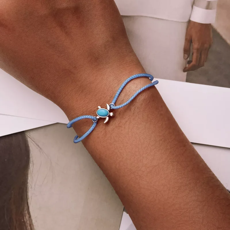 (immagine per) Braccialetti di corda Tartaruga Blu - SCB231 - Visualizza 5