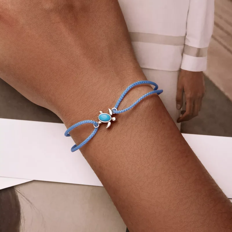 (immagine per) Braccialetti di corda Tartaruga Blu - SCB231 - Visualizza 6