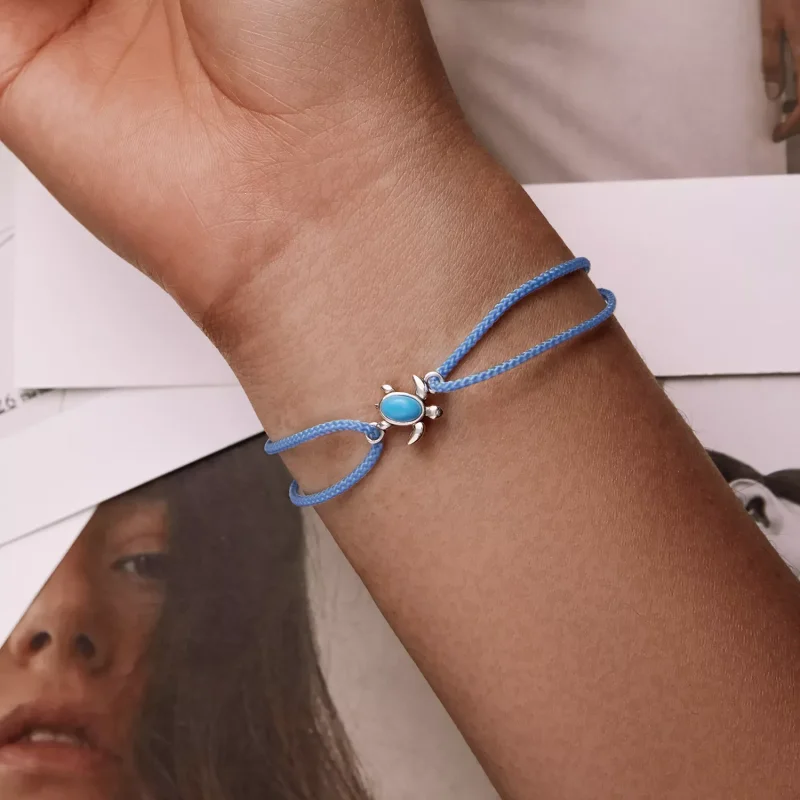 (immagine per) Braccialetti di corda Tartaruga Blu - SCB231 - Visualizza 7