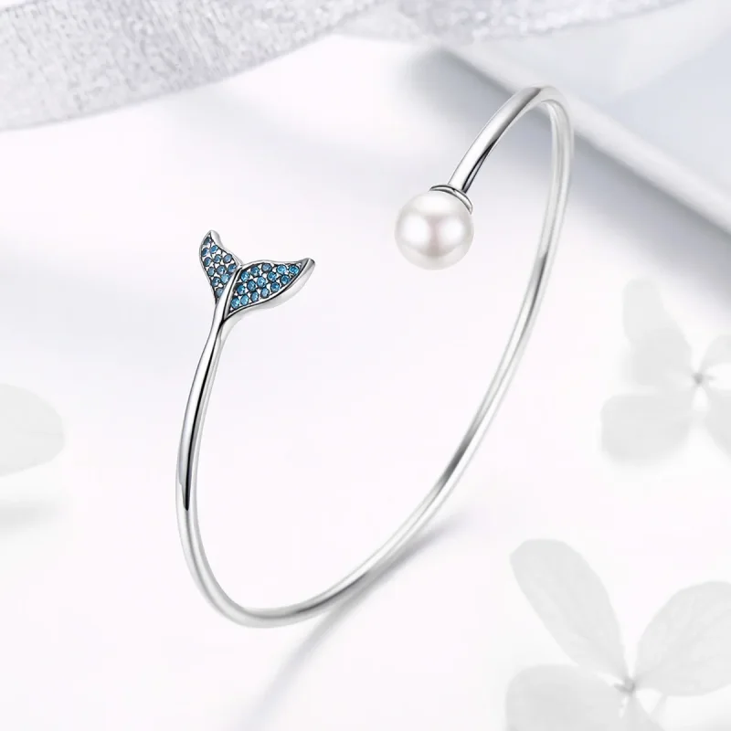 (immagine per) Bracciali aperti tipo Pandora Lacrima di sirena - SCB123 - Visualizza 3