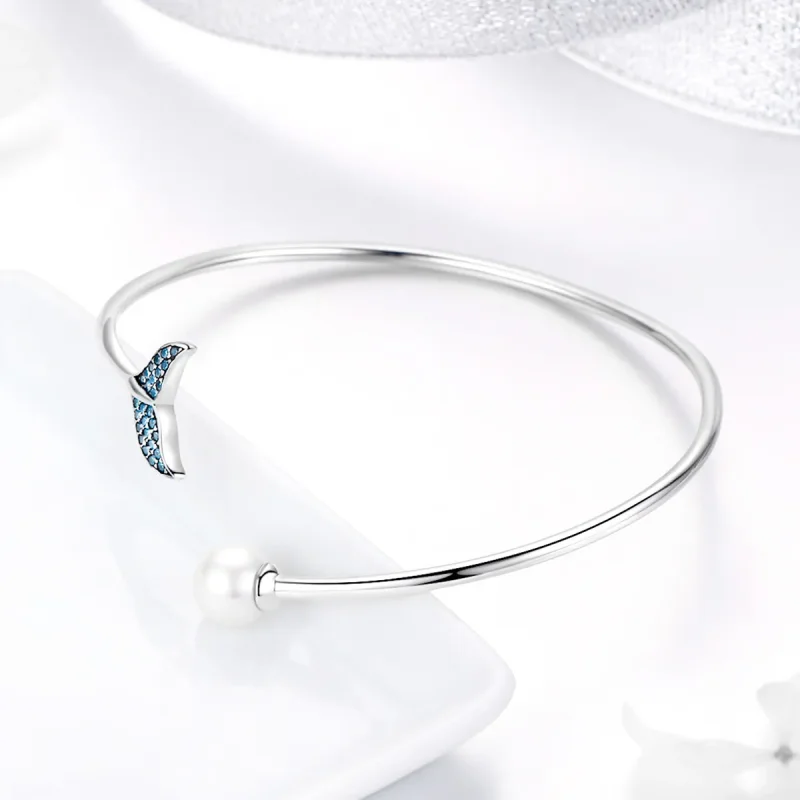 (immagine per) Bracciali aperti tipo Pandora Lacrima di sirena - SCB123 - Visualizza 4