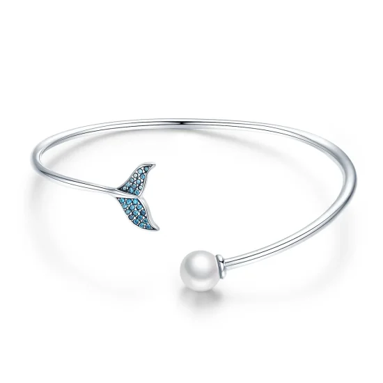 (immagine per) Bracciali aperti tipo Pandora Lacrima di sirena - SCB123