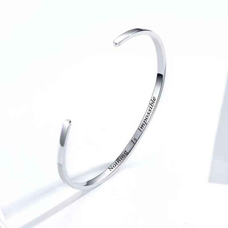 (immagine per) Bracciali aperti tipo Pandora Niente è impossibile - SCB160 - Visualizza 3