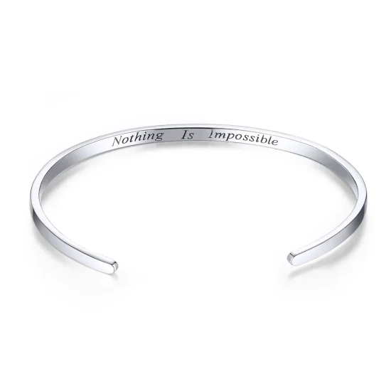 (immagine per) Bracciali aperti tipo Pandora Niente è impossibile - SCB160