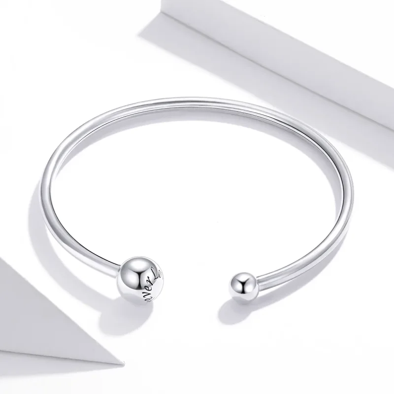 (immagine per) Bracciali aperti tipo Pandora Semplice allungamento - SCB198 - Visualizza 2