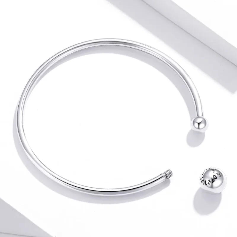 (immagine per) Bracciali aperti tipo Pandora Semplice allungamento - SCB198 - Visualizza 3