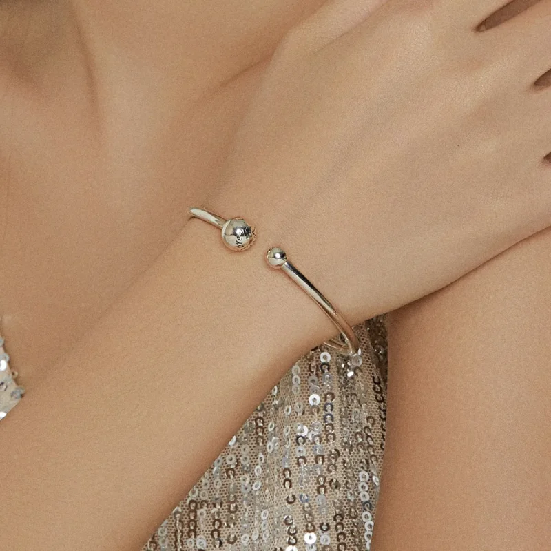 (immagine per) Bracciali aperti tipo Pandora Semplice allungamento - SCB198 - Visualizza 6