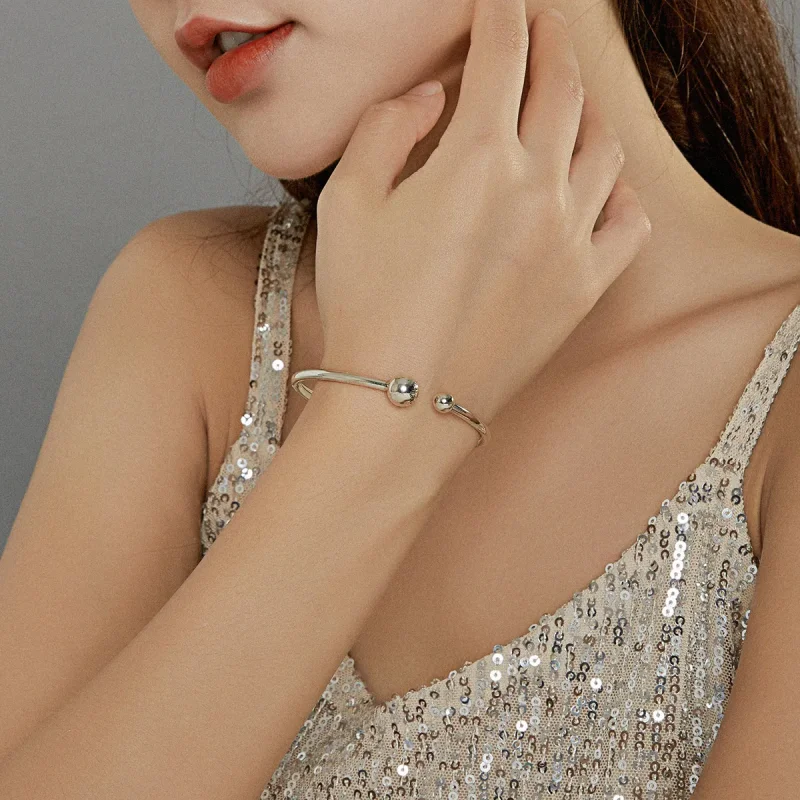 (immagine per) Bracciali aperti tipo Pandora Semplice allungamento - SCB198 - Visualizza 7