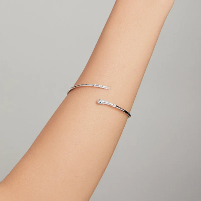 (immagine per) Bracciali aperti tipo Pandora Serpente - SCB206 - Visualizza 7