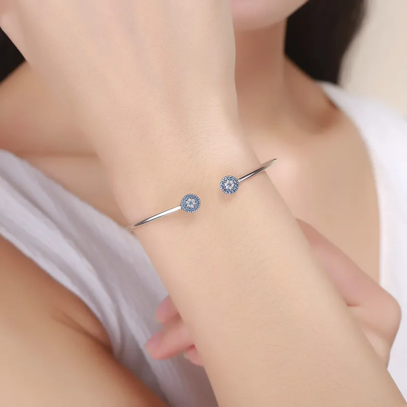 (immagine per) Bracciali aperti tipo Pandora Stelle splendenti - SCB058 - Visualizza 2