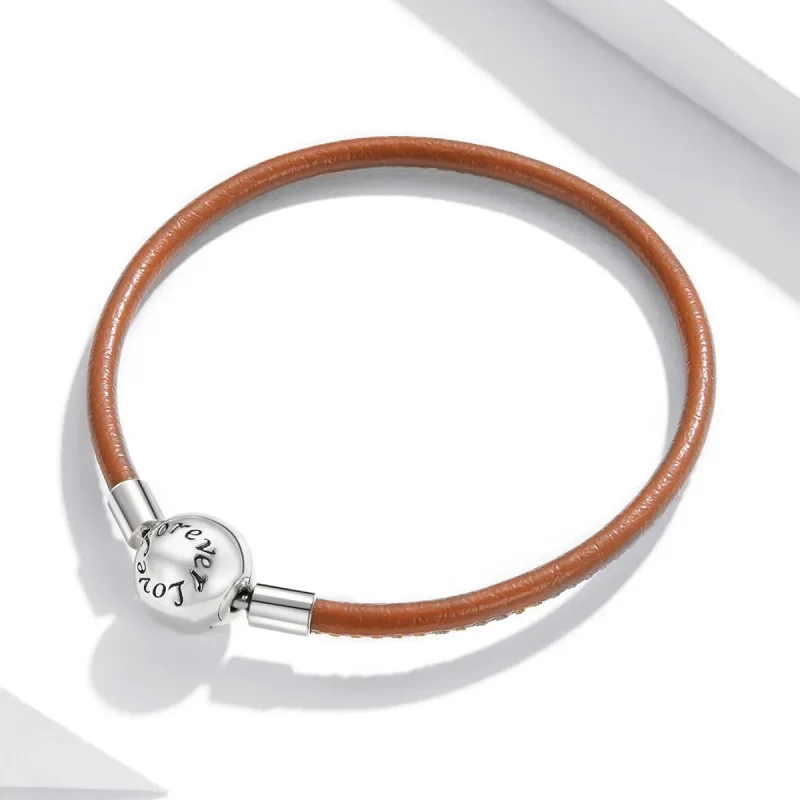 (immagine per) Bracciali in pelle tipo Pandora Famiglia per sempre - SCB215 - Visualizza 2