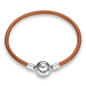 (immagine per) Bracciali in pelle tipo Pandora Famiglia per sempre - SCB215