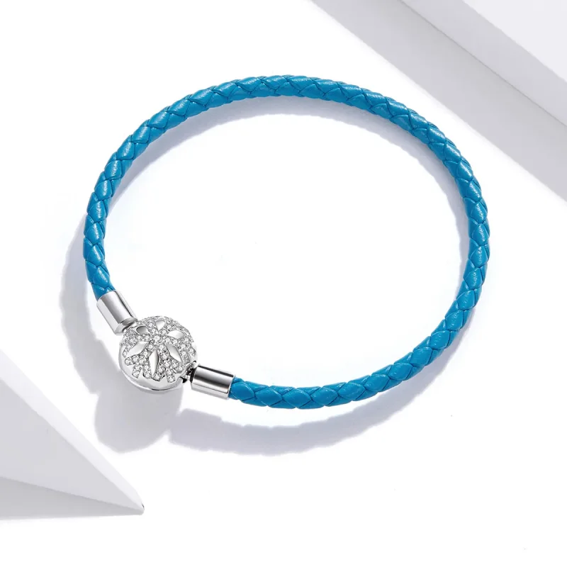 (immagine per) Bracciali in pelle tipo Pandora Fiocco di neve - SCB196 - Visualizza 2