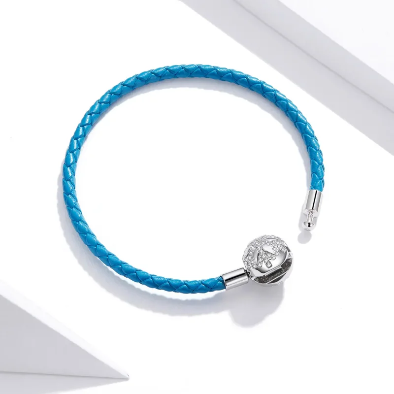 (immagine per) Bracciali in pelle tipo Pandora Fiocco di neve - SCB196 - Visualizza 3