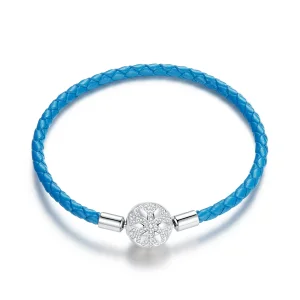 (immagine per) Bracciali in pelle tipo Pandora Fiocco di neve - SCB196