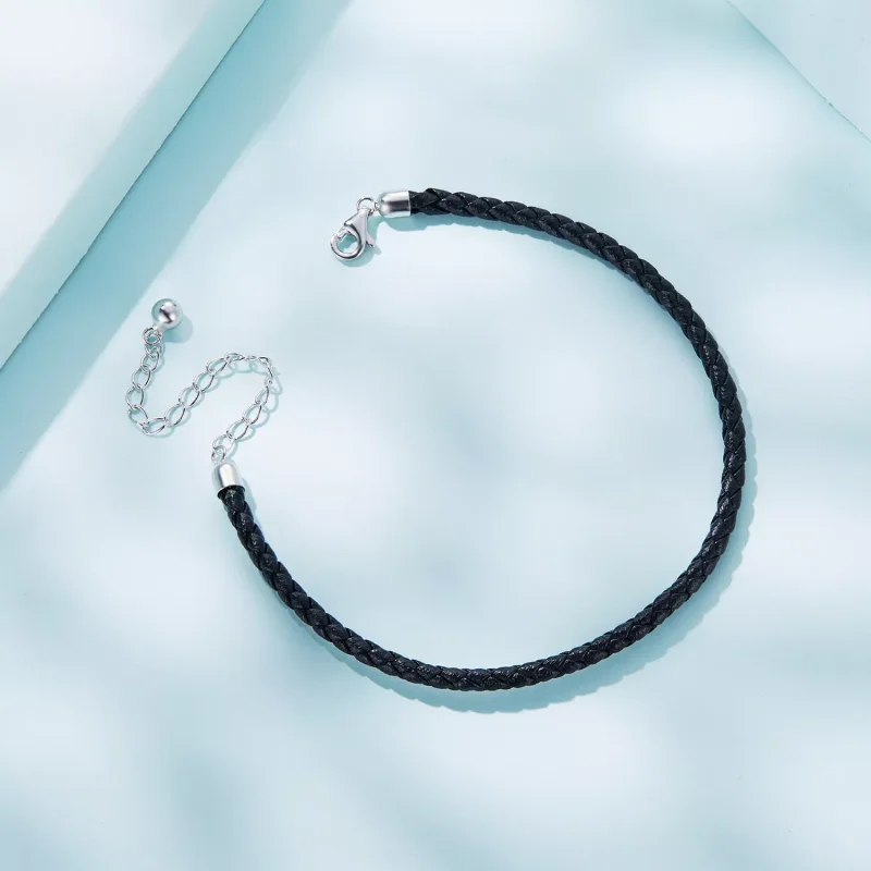 (immagine per) Bracciali in pelle tipo Pandora Semplice - SCB243-BK - Visualizza 3