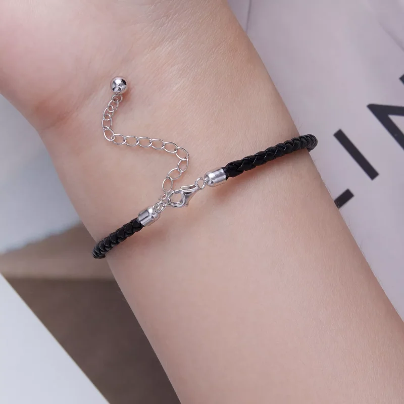(immagine per) Bracciali in pelle tipo Pandora Semplice - SCB243-BK - Visualizza 6