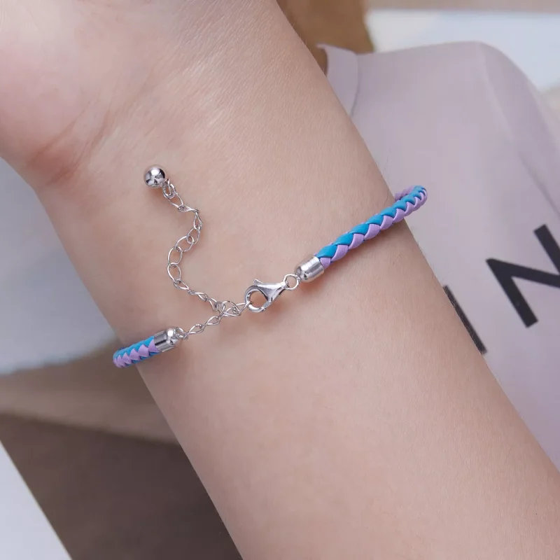 (immagine per) Bracciali in pelle tipo Pandora Semplice - SCB243-CF - Visualizza 6
