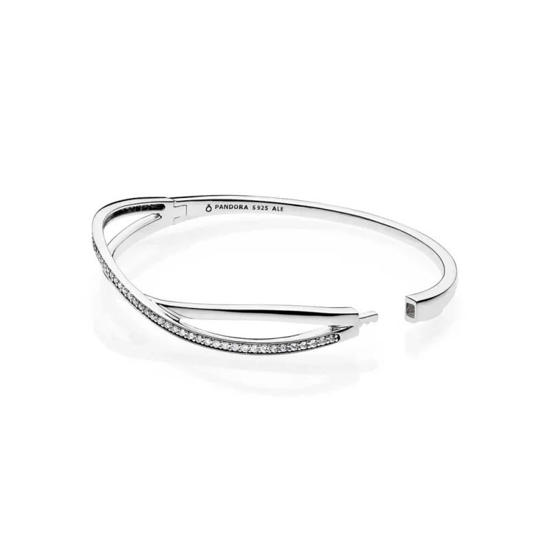 (immagine per) PANDORA Intrecci Galassia, Bracciale con CZ Trasparente - PE00038-1 - Visualizza 2